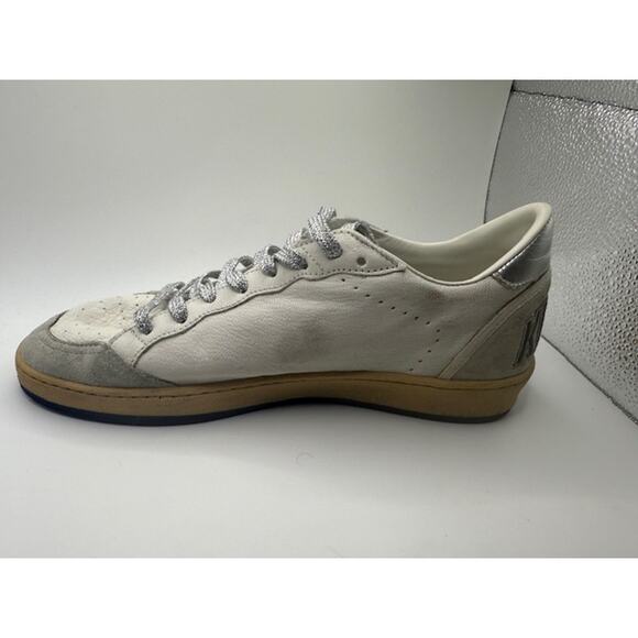 Golden Goose Ball Star LTD Private Edition #47/525 GGDB White Navy Glitter Rare - Picture 7 of 10